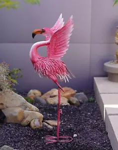 Garden Flamingo Yard Decorations - Pink Flamingo Statue with Flying Wings for Ya - Picture 1 of 5