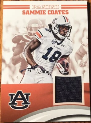 2015 Panini Auburn Team Collection Jersey Sammie Coates SC-AU Tigers - Image 1 of 2
