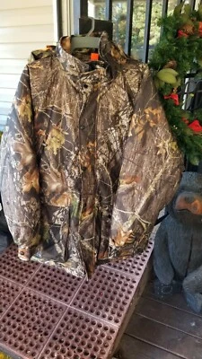3XL Bushmaster Mossy Oak/ Orange Reversible Mens Insulated Jacket Parka Camo - Image 1 of 4