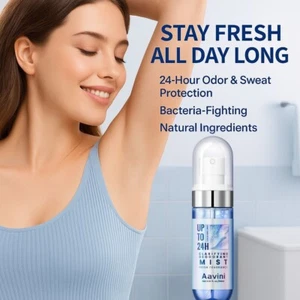 Aavini Natural Deodorant Mist – Elimina Odori con Aloe e Amamelide 60ml - Foto 1 di 13