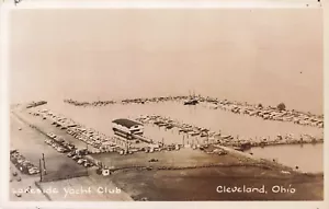 Cartolina LP36 Cleveland Ohio Lakeside Yacht Club RPPC - Foto 1 di 2
