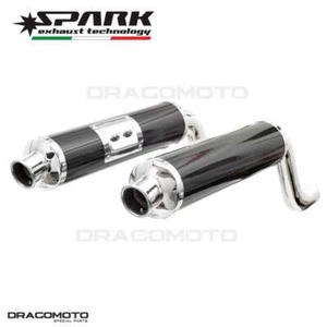 DUCATI MONSTER 620 2003-2006 High Exhaust SPARK ROUND Carbon High GDU0812COM - Picture 1 of 4