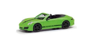 Herpa 420365 - 1/87 Porsche 911 (991) Carrera 2 Cabrio, Lizardgrün - Nuovo - Foto 1 di 1