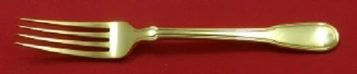 Hamilton aka Gramercy Vermeil By Tiffany Sterling Silver Regular Fork 7" — 第 1/1 张图片