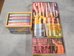 2 VINTAGE SETS OF THE BIG BAND ERA & SWING TIME CASSETTES (7 TOTAL CASSETTES) - Picture 1 of 15