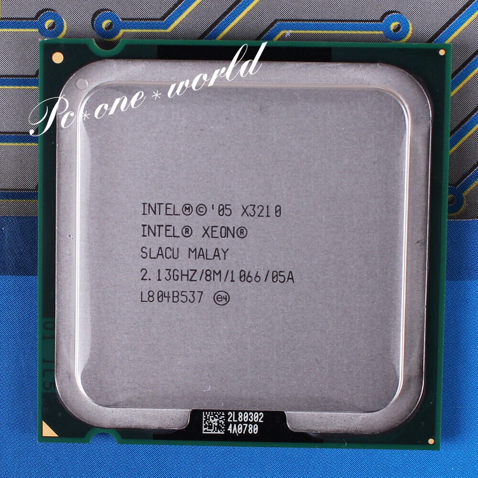 Intel Xeon X3210 X3220 X3230 X3350 X3360 X3370 Quad-Core LGA 775 Processor CPU - Image 1 of 1
