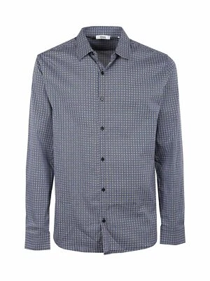 Enos Camicia uomo slim fit in cotone stampato - Immagine 1 di 4