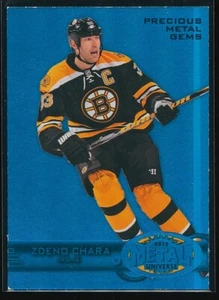 Zdeno Chara 2012-13 Fleer Retro 1997 Metal Universe Precious Gems Blue PMG /50 - Picture 1 of 2