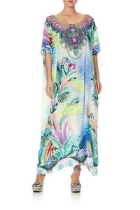 Camilla Kaftan O/S ( Whats Your Vice) New With Tags Pinks Blues - Picture 1 of 12
