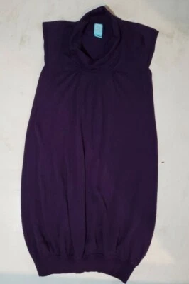 CO OP Barneys New York Size Small Purple Shirt Dress Cowl Neck  - Image 1 of 4
