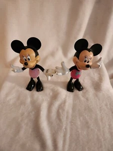 Minnie Mouse 6" Mini Figure 2011 Mattel Purple Dress Cake Topper - Picture 1 of 5