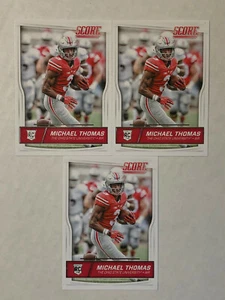MICHAEL THOMAS LOT OF 3 2016 Score ROOKIE BASE RC's #362! SAINTS! QTY!!! INVEST! - Picture 1 of 3