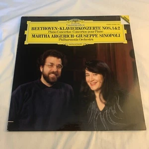 DG 415 682-1 Beethoven Piano Concertos 1 & 2 Martha Argerich Giuseppe Sinopoli - Picture 1 of 5