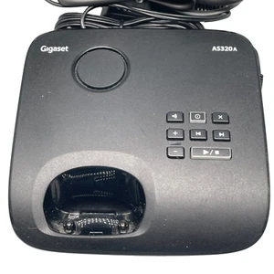 Siemens Gigaset AS320A Basisstation mit Anrufbeantworter Netzteil & Telefonkabel - Bild 1 von 1
