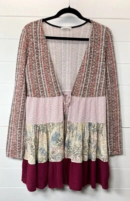 Caballete Floral Mixto Media Mujer M Cárdigan Fairy Grunge Boho Western Multicolor Foto 1 de 4