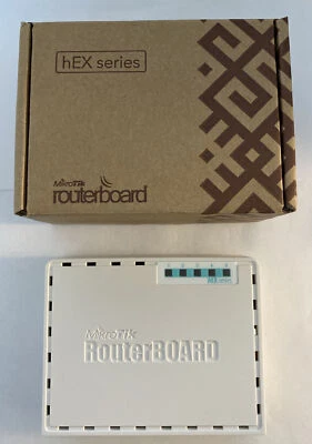 MikroTik hEX lite RB750r2 MPLS Router - White - Image 1 of 2