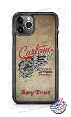 Capa telefone design logotipo motocicletas personalizadas Califórnia para iPhone Samsung Google - Imagem 1 de 4