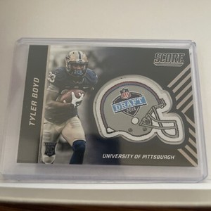 2016 Tyler Boyd Score NFL Draft Helmet Rookie Card #9 Bengals RC