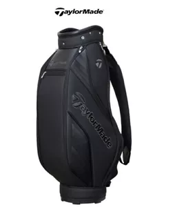 TaylorMade Essential UN743 2025 Men Golf CaddieBag 9.5" 5Way PE/PU HoodCover Blk - Picture 1 of 6