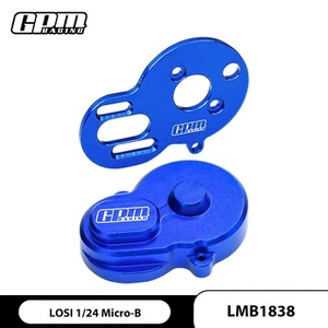 GPM 7075 Alloy Motor Plate & Rear Main Gear Cover LOSI 1/24 Micro-B 1/28 Micro-T - Picture 1 of 12