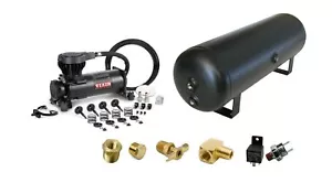 Viair 310 Stealth Black Compressor W/ 4 Gallon Tank, Pressure Switch & Fittings - Bild 1 von 18