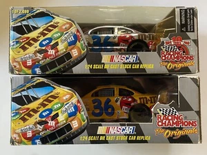 Racing Champions Ernie Irvin #36 M&Ms Pontiac Grand Prix 2 car In Set 1:24 Scale - Picture 1 of 4