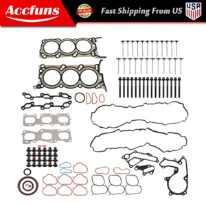 Head Gasket Set W/ Bolts&Intake Exhaust Valves For Kia Santa Fe 3.3L V6 13-20 - Imagen 1 de 12