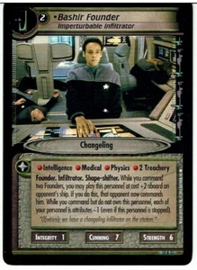 STAR TREK CCG 2E THESE ARE THE VOYAGES RARE CARD BASHIR FOUNDER 12R51 ex - Picture 1 of 1