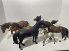 Lot of 5 Mixed VTG Breyer Molding Co Horses And 1 Blue Box Horse