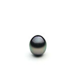 Oryginalne perły pacyficzne 11mmx10mm® czarne tahitańskie luźne perły 279 USD prezenty dla mamy