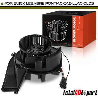 Heater Blower Motor w/Wheel for Buick LeSabre Pontiac Bonneville DeVille Aurora - Image 1 of 4