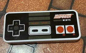 Nintendo Power Mints NES Controller Tin Empty Box Collectible Storage