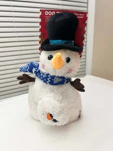 Dog Toy Texture Squeaks Pet Detachable Interactive Play Holiday Snowman - Picture 1 of 8