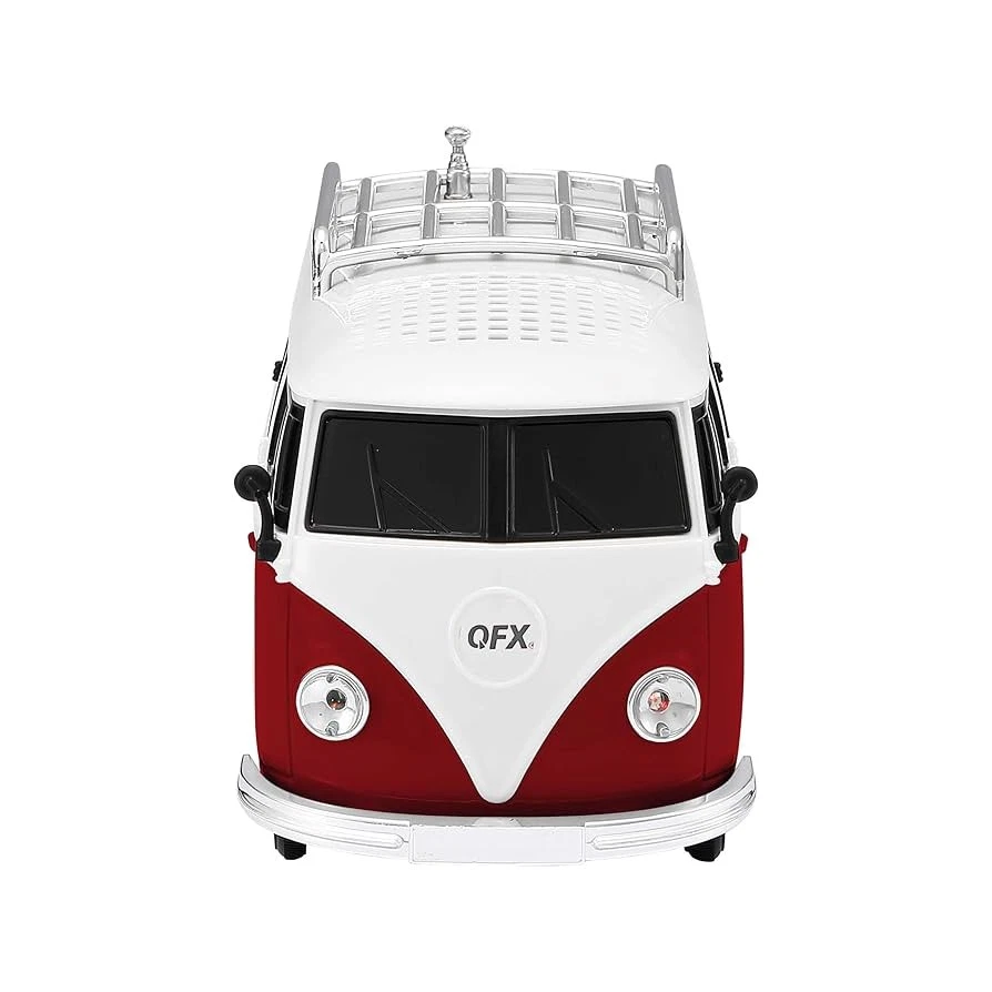 QFX Bluetooth 1961 Retro Mini Bus Speaker, Blue - Image 1 of 1