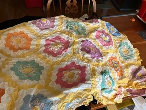 stepptop. Omas Blumengartengestaltung. 50er Jahre. Es fehlen ein paar gelbe Bo - Bild 1 von 4