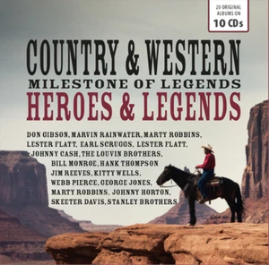 Various Artists Country & Western Milestone of Legends: Heroes & Legends (CD) - Picture 1 of 1
