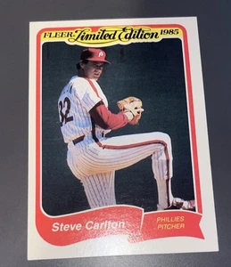 1985 Fleer limitierte Auflage Baseball Superstars Steve Carlton Karte #6 Phillies - Bild 1 von 2