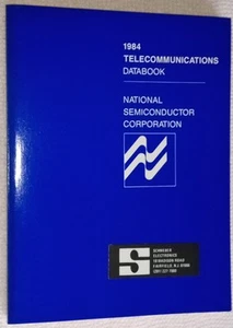 1984 Telecommunications Databook National Semiconductor Data Sheets NOS Vintage - Picture 1 of 9