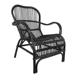 NEW Florabelle Seville Rattan Armchair Black - Picture 1 of 1