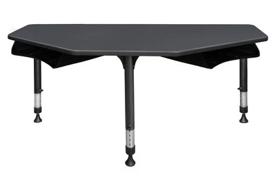 Escritorio de aula de estudiantes Regency IPromise 60 en 2 con almacenamiento de libros Foto 1 de 4