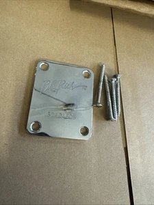 BC Rich Neck Plate Chrome for Warlock w/ screws - Picture 1 of 1
