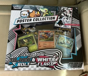 Pokemon Black Bolt White Flare Unova Póster Colección NUEVO BB WF Booster Pack - Imagen 1 de 3