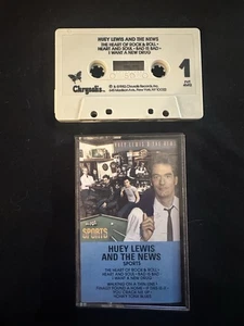 Huey Lewis And The News - Sports - Audio Cassette Tape - VG & Works! - Foto 1 di 2