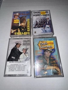 Set De 4 Cassetes De Chalino Sanchez Nuevos Y Sellados Brand New Sealed Parral - Picture 1 of 9