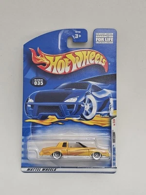 Hot Wheels Montezooma Monte Carl 2001 primeras ediciones #23/36 Lowrider #35 amarillo Foto 1 de 4
