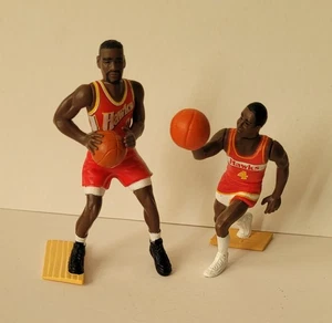 STARTAUFSTELLUNG Atlanta HAWKS LOT 1990 Webb, 1994 Augmon SLU Basketball NBA - Bild 1 von 6
