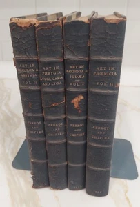 4 Bände - Perrot & Chipiez ART CHALDAEA ASSYRIA PHRYGIA LYDIA LYCIA JUDEA PHOENCIA - Bild 1 von 24