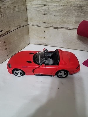 Coche modelo diecast Burago Red Dodge Viper RT 10 1:18 Foto 1 de 4