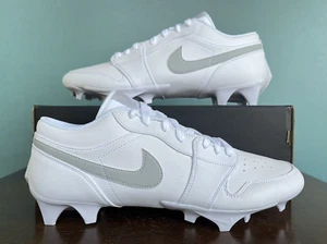 Botines de fútbol Jordan 1 Low TD Vapor Edge blancos/grises para hombre talla 13 FJ6245-101 - Imagen 1 de 11