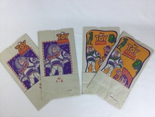 McDonalds 1996 Disney Toy Story Happy Meal Paper Bags Lot of 4 Paper Meal Bags